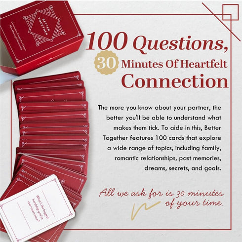 Honest Conversation Starter Couple Games - 100 Romantic & Deep Couple Questions Card Games - Relationship Cards for Couples Date Night Game Ideas ...