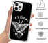 Celestial Sun Moon Moth Case Compatible with iPhone 15 Pro Max, Withcy Mushroom Moth Case for iPhone 15 Pro Max, Cool TPU Bumper Phone Case Cover...