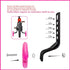 Training Wheels for Bicycle,Flash Mute Wheel Compatible for Bikes of 12-20 Inch 1 Pair (pink)...