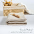 Meracorallo Muslin Swaddle Blanket, 100% Organic Cotton Receiving Blanket Soft and Breathable Swaddle Wrap for Baby Boys and Girls, Beige...