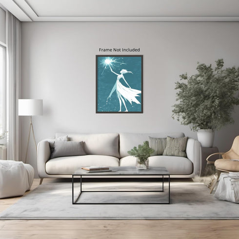 Posterizer 1 pcs-video game character woman-anime style 3-Fantasy & Fiction Art Gift for Daughter, Son, Kids Decor for nursery toddlers kids room-...