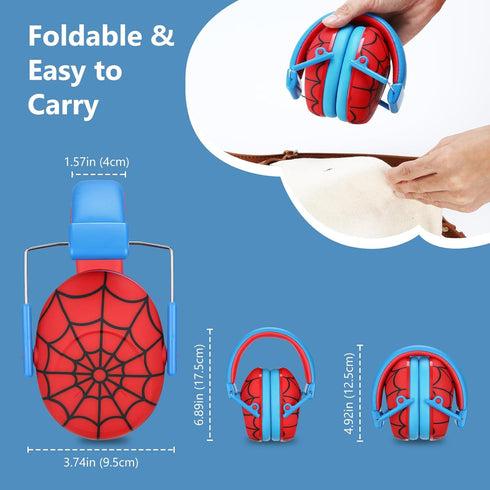 ProCase Kids Noise Cancelling Headphones, Kids Ear Protection Monster Jam Truck, Fireworks Hearing Protection Noise Reduction, Noise Canceling Ear...
