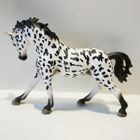 5inch Horse Toys, Denmark Knabstrupper Mare Toy Knabstrupper Horse Toy, for Girls Boys, Figure Farm Life Horse Farm Life Horse Club Education Toy ...