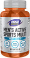 NOW Sports Nutrition, Men's Extreme Sports Multi with Free-Form Amino Acids, ZMA®, Tribulus, MCT Oil, and Herbal Extracts, 90 Softgels...