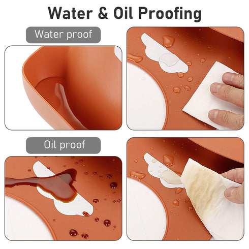 ME.FAN Silicone Baby Bibs for Babies & Toddlers | Adjustable Silicone Bibs Set of 2...