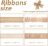 VGOODALL 16 PCS Natural Burlap Flowers Set, Including 12 PCS Handmade Lace Burlap Flowers and Bowknots, 4 Rolls Burlap Ribbon for Christmas Birthd...