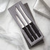 Rada Cutlery 3-Piece Cooking Essentials Knife Gift Set, Black Handles...