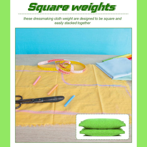 6 Pieces Pattern Weights Fabric Sewing Weight Dressmaking Cloth Weight Canvas Filled Steel Ball Weight Samples Cutting Weight for Sewing Accessori...
