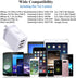 3 Port Wall Charger, 5V 3.1A USB Plugs, MultiPort Travel USB Wall Plug Home Charging Block Cube Compatible iPhone 13 12 11 Pro XS Max, Samsung Gal...