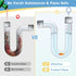Kelly's Collection 50 Inch Drain Snake Hair Clog Remover, Extra Long Sink Snake Anti-break Metal with Nylon Layer, Shower Snake Hair Drain Cleaner...