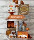 24Pcs Fall Stencils 3x3 in Reusable,Small Fall Stencil for Painting on Wood- Autumn Templates for Thanksgiving DIY Crafts Ornaments Wood Slice...