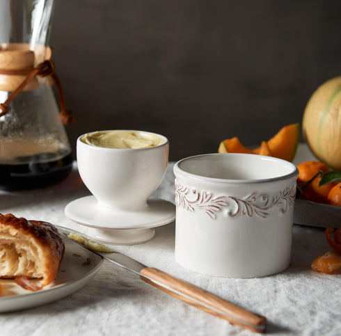 Butter Bell - The Original Butter Bell crock by L Tremain, a Countertop French Ceramic Butter Dish Keeper for Spreadable Butter, Antique Collectio...