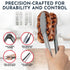 Kitchen Tongs for Cooking with Silicone Tips, Heat Resistant Tongs for Serving Food, 7-Inch, 9-Inch, 12-Inch Locking Silicone Tong, Set of 3 Salad...