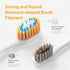 Electric Toothbrush, Soft Toothbrush for Adults with 6 Replacement Brush Heads and SpeedTek™ One-Click Mode, 1 Charge Lasts for 3 Months, K1 White...