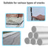 Backer Rod Caulk Saver for Gaps and Joint Concrete Filling, EPDM Rubber Backing Rod Joint Filler (3/8" Diameter x 16.4' Length, Gray)...