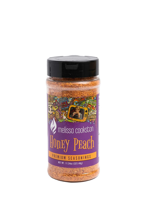 Melissa Cookston's Honey Peach BBQ Rub, Award Winning Barbecue Rubs, 11.34 Oz...