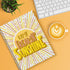 Ray Of Freakin Sunshine Spiral Notebook / 8.5" x 11" Journal / 120 College Ruled Pages/Durable Gloss Laminated Softcover/Gold Wire-o Spiral Bindin...