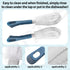Universal Garbage Disposal Brush/Garbage Disposal Cleaner Brush for InSinkErator Garbage Disposals, Fits Into Any Disposer Channel, Blue, MKMS-2MO...