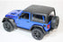 KiNSMART 2018 Jeep Wrangler Rudicon Hard Top Blue 5" 1:34 Scale Die Cast Metal Model Toy w/ Pullback Action...