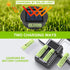 Porvoo AA Ni-MH 600mAh 1.2V Rechargeable Batteries, AA Solar Batteries for Outdoor Solar Lights, Garden Lights, String Lights (12Pack AA)...
