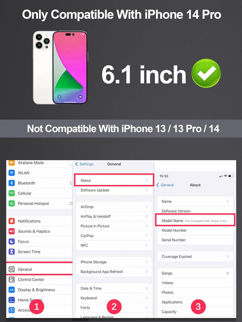 2 Pack Matte Screen Protector for iPhone 14 Pro -6.1 inch, Anti Fingerprint Anti Glare Screen Protector Tempered Glass Easy Installation...