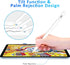 Stylus Pen for Android Stylus Pencil for iPhone/Samsung, iOS/Android Most Tablets, Rechargeable Digital Stylus Pencils for Writing Drawing White...