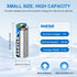 A23 12 Volt Battery - Alkaline A23 12V Batteries (6 Pack) for High-Powered Devices, Long Lasting 23A 12V Battery 55mAh for Ceiling Fan Remotes, Ga...