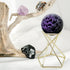 Large Gazing Ball Stand 6 inch for 10 inch Crystal Ball, Rock Display Stand, Air Plant Holder, for Abalone Shell, BowlS, Temari Ball, Geode, Ostri...
