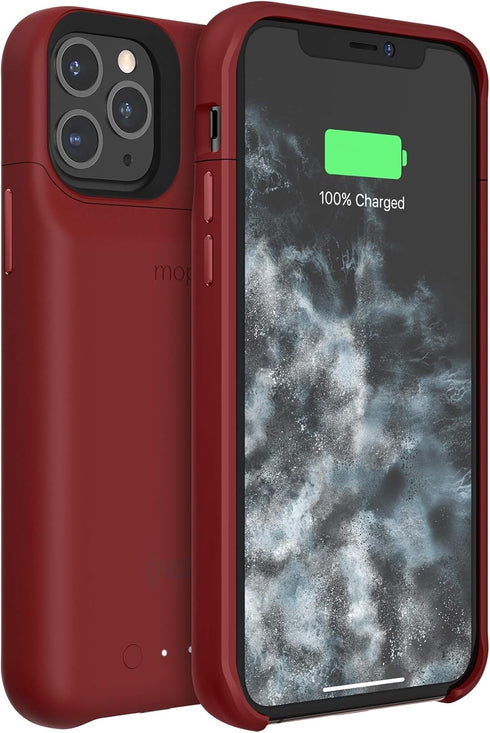 mophie 401004412 Juice Pack Access - Ultra-Slim Wireless Charging Battery Case - Made for Apple iPhone 11 Pro - Product(Red)......