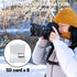 Slot Portable SD Card Case, 4 Individual Transparent Plastic Memory Card Cases, Holds a Total of 32 SD Cards, waterproof and Dust Resistant SD Car...