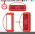 Silicone Cover Case for JBL Flip 6 Portable Bluetooth Speaker, Protective Carrying Case for JBL Flip 6 Speaker Accessories (Only Case) (Red Case)...