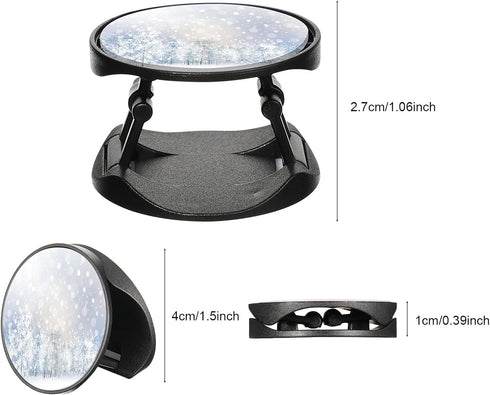 65 Pieces Sublimation Phone Holders Collapsible Phone Grip Holder Adhesive Finger Phone Stand Brackets with Double-Sided Tape for Most Smartphones...