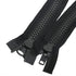 Leekayer #10 25 Inch Zipper for Sewing Slider Two Way Separating Plastic Zippers for Coat Parka Down Jacket Heavy Duty Resin Zippers 25" (63.5cm B...
