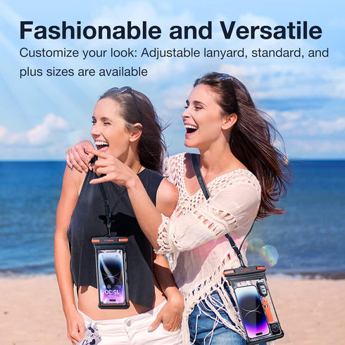 TORRAS IceCube IPX8 Waterproof Phone Pouch, Underwater Screen Touchable, Waterproof Phone Case for Snorkeling, Adjustable Lanyard, Vacation Essent...