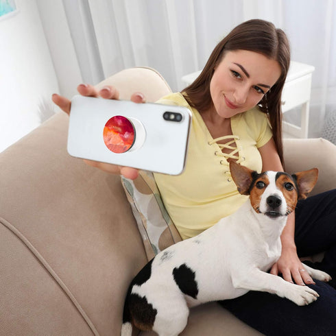 Weewooday 30 Phone Grip Holder with Double-Sided Sticker Phone Finger Expanding Stand Holder for Almost Phones Cases (Black, White)......