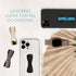 LOVEHANDLE Phone Grip for Most Smartphones and Mini Tablets, Black Elastic Strap with Black Base, LH-01Black...