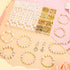 Audab Pearl Beads for Bracelet Making, 970 Pieces Pearl Beads and Gold Spacer Beads for Bracelets and Jewelry Making...