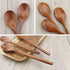 Wooden Spoons, 6 Pieces 9 Inch Wood Soup Spoons for Eating Mixing Stirring, Long Handle Spoon with Japanese Style Kitchen Utensil, ADLORYEA Eco Fr...