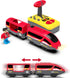 Train Track Accessories Remote Control Train, Battery Operated Locomotive Train Toy for Toddlers Train Set, Powerful Engine Train Vehicle Fits All...