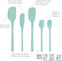 Tovolo 5-Piece Spatula Silicone Utensil Set (Light Aqua): Spatula, Spoonula, Jar Scraper, Mini Spatula, and Mini Spoonula...