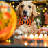 Lionheart glory Dog Collar Fall Dog Collars with Bow Tie Halloween Dog Collar Bow Female Male Pet Collar Dogs Collar Bows Duty Adjustable Dog Bow ...