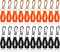 20 PCS Glove Clips for Work, Glove Belt Clips, Work Safety Clip Glove Keeper, Glove Holder Clip, Glove Grabber Clip Holder for Belt Loop Guard Wor...