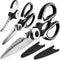 Food Grade Kitchen Scissors 3 Pack- Lifetime Replacement Warranty -Heavy Duty Stainless Steel Cooking Shears for Cutting Meat, Food, Fish, Poultry...