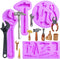 Hand Hardware Tools Molds for Chocolate Fondant Silicone Molds, Mini Pliers Construction Tools Cake Decorating Molds (4 Pcs) for Cookies Marzipan ...