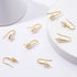 BENECREAT 20PCS 18K Gold Plated Cubic Zirconia Earring Hooks Ear Wires with Dangle Loops for DIY Jewelry Making Craft...