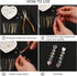 Waydress 500 Pcs 2 Inch Eye Pins for Jewelry Making Flat Head Pins 50 mm Brass Jewelry Making Supplies with Balls Earring Findings for Craft Brace...