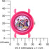 Disney Princess Kids' Plastic Time Teacher Analog Quartz Silicone Strap Watch...