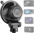 S503 Suction Cup Dash Cam Mount Holder (5th Gen) with 3pcs 360 Rotating Joints for Rove Nexar Z-Edge Kingslim iiwey NIUTA and Most Other Car Dash ...