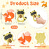 Baby Silicone Teething Toys - 2Pcs Raccoon Fox Baby Soothe Teething Chew Toys Infants Soft Teether Toys Toddler Raccoon and Fox Design Toy Baby Sh...