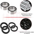 Front Wheel Bearings Seals for Honda FourTrax 300 Rancher 350 400 420 Only for 4x4, OEM# 91051-HC5-003 91209-HN2-003 91256-HC5-003...